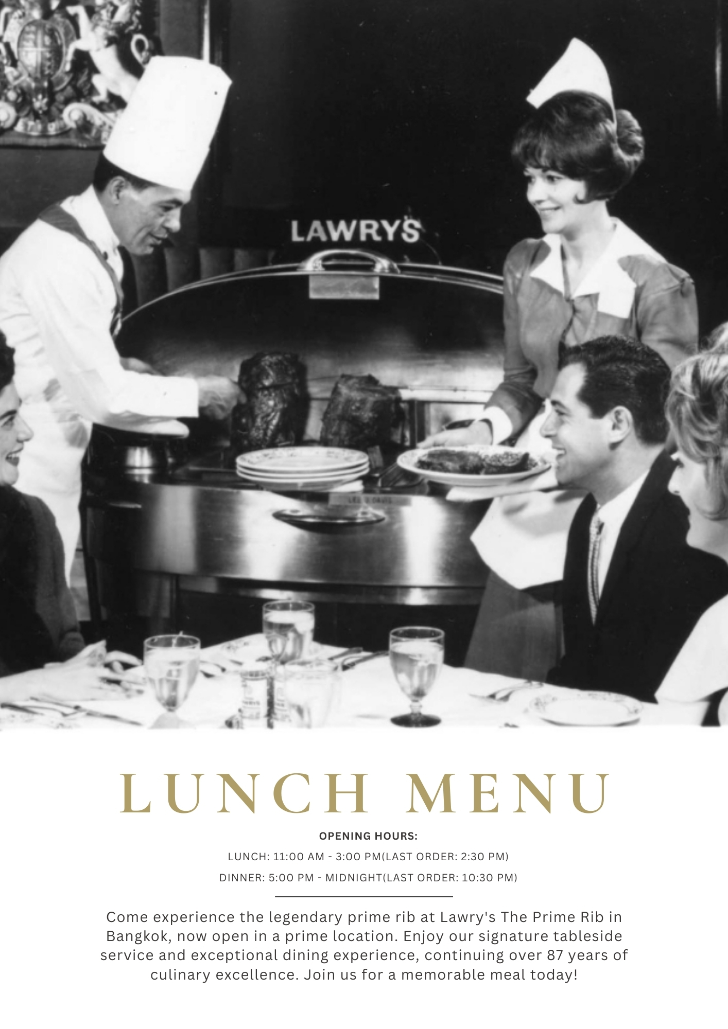 Prime ribs sandwiches - Lawry’s Restaurants, Inc.